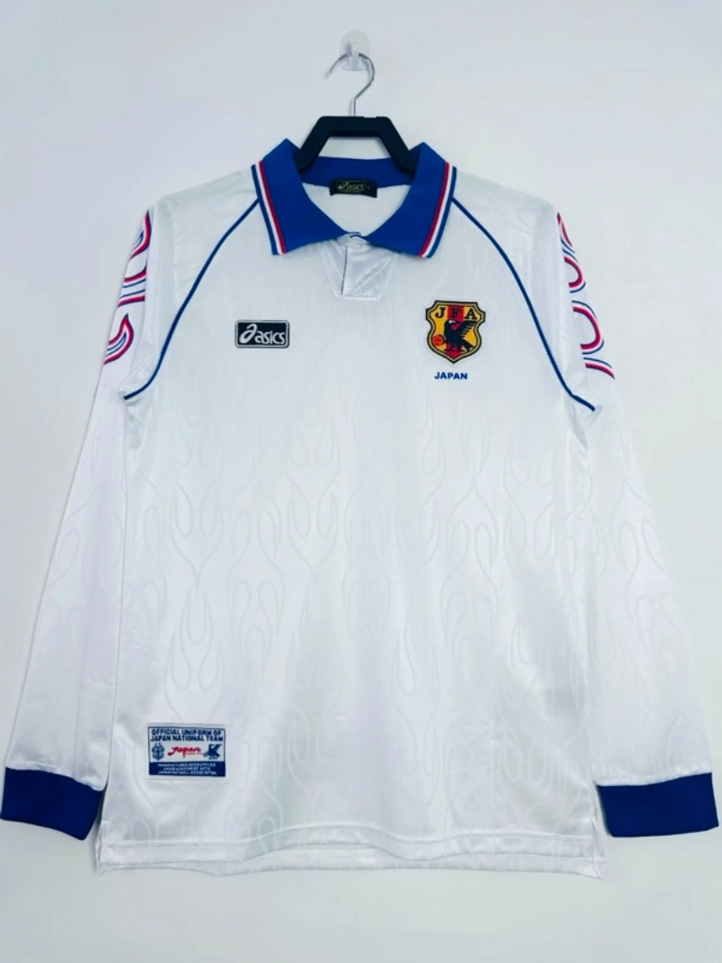 Retro 1998 Japan Long Sleeve Soccer Jersey Away