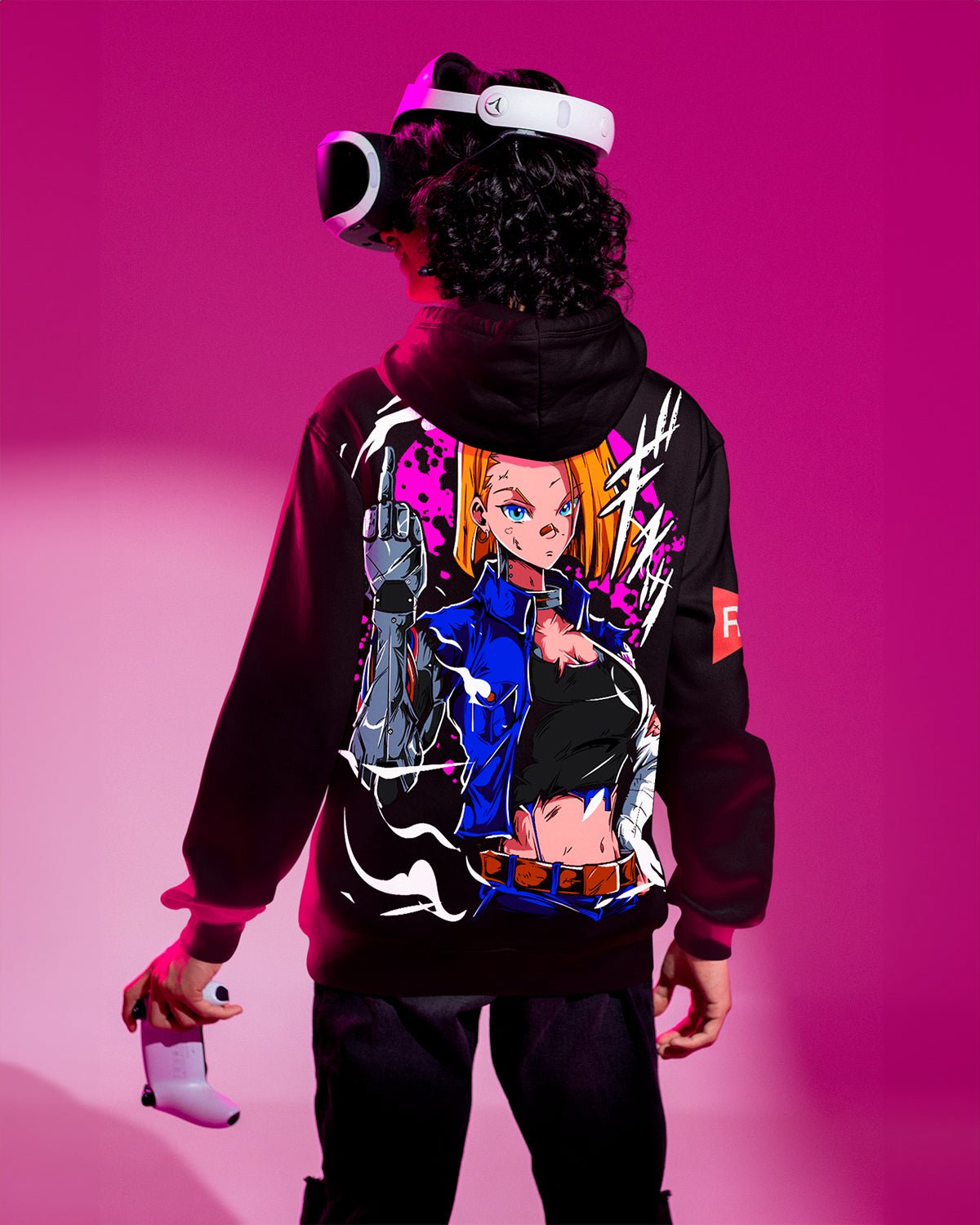 Android 18 Hoodie • Dragon Ball