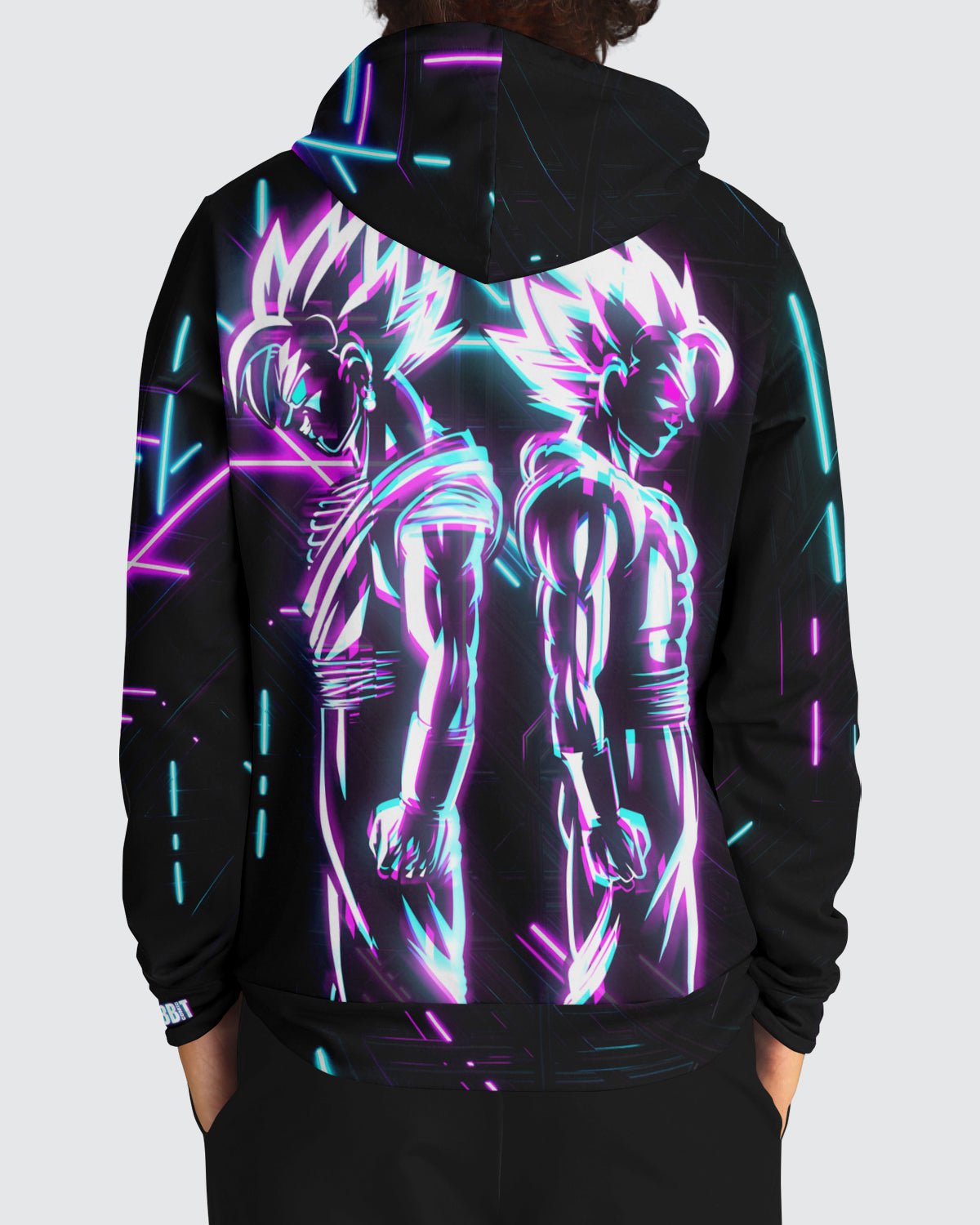 Goku and Vegeta Neon Hoodie • Dragon Ball