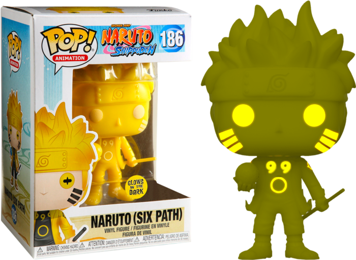 Funko Pop! Naruto: Shippuden - Naruto Six Path Yellow Glow in the Dark #186