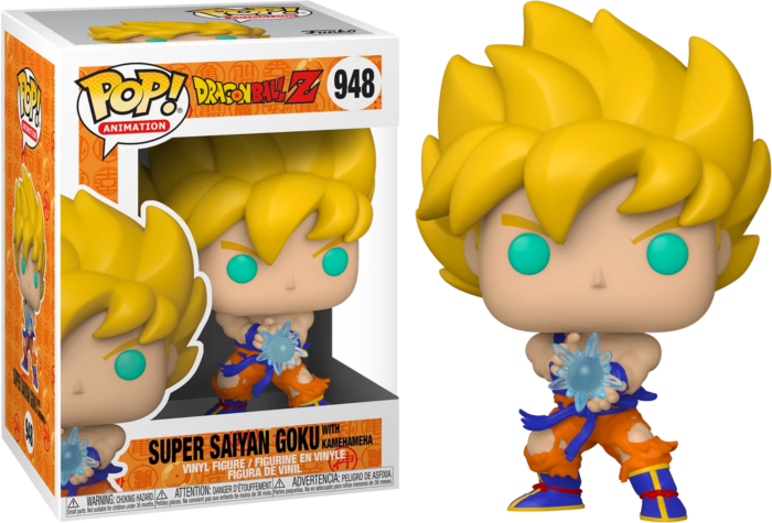 Funko Pop! Dragon Ball Z - Super Saiyan Goku with Kamehameha Wave #948