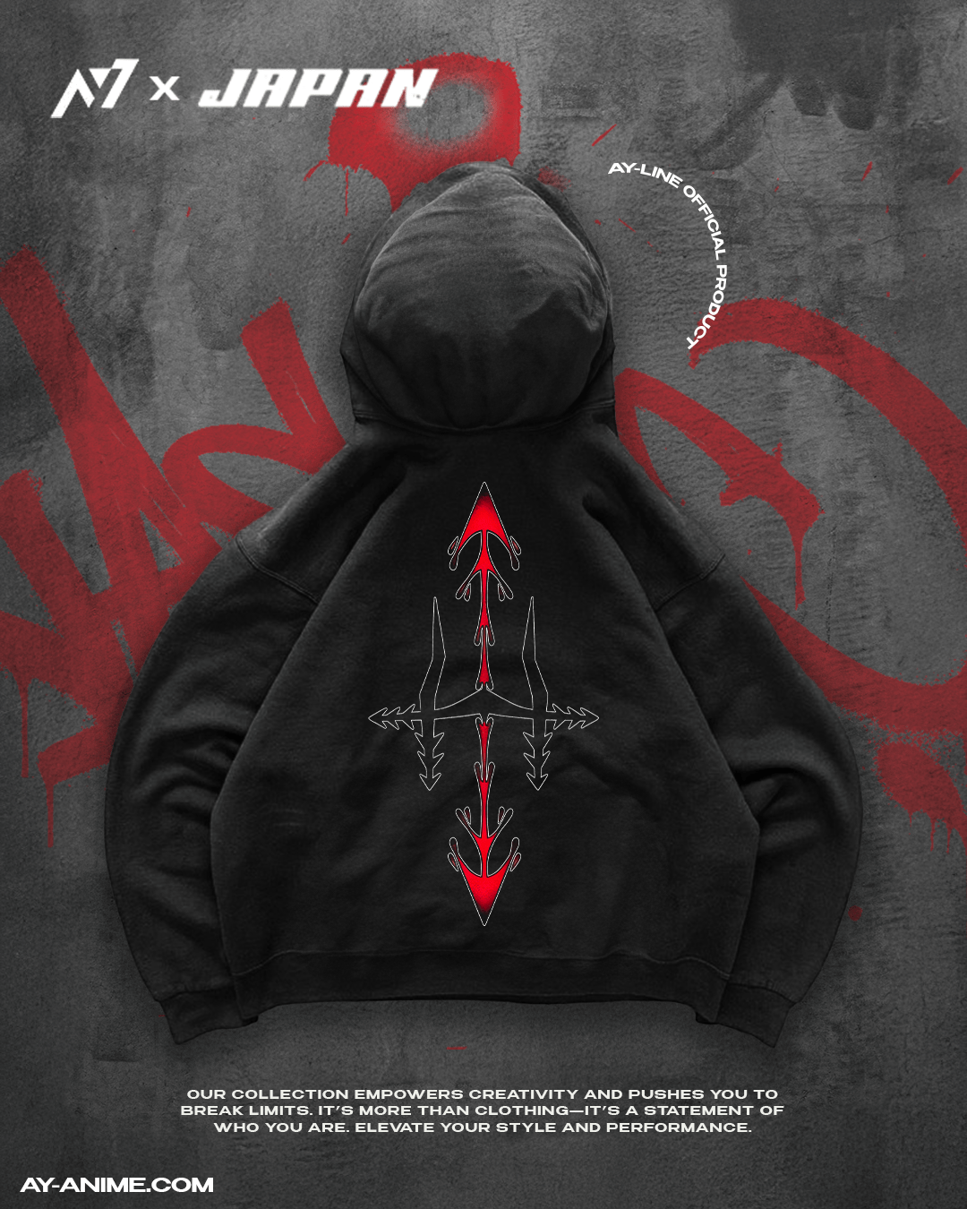 BLOOD. Streetwear Hoodie