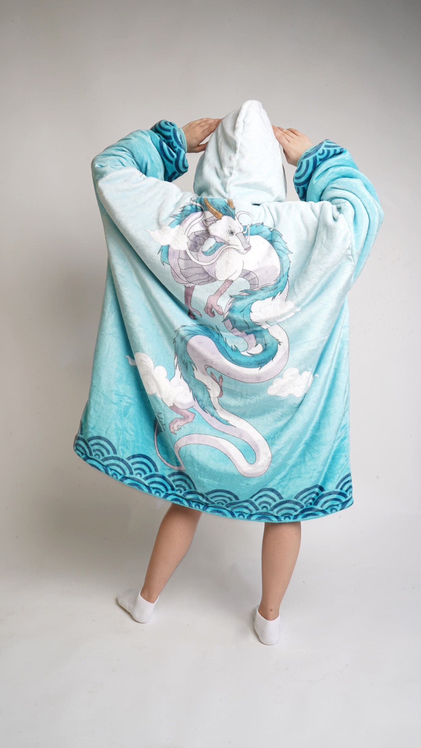 Haku Blanket Hoodie - Spirited Away