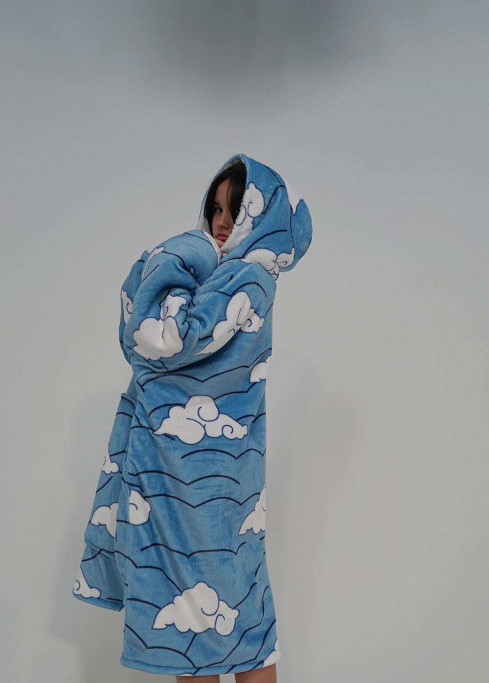 Water Hashira Blanket Hoodie - Demon Slayer
