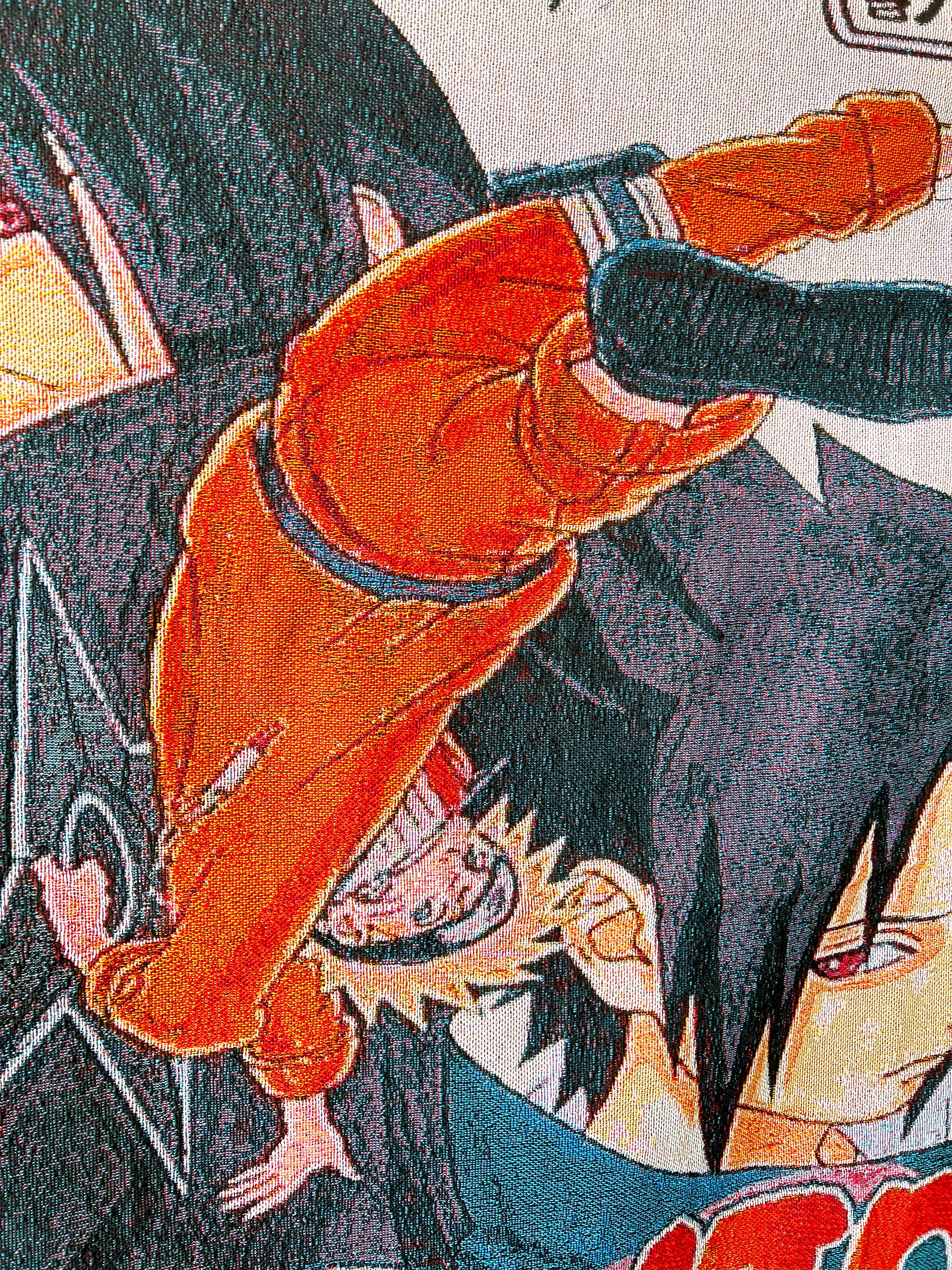 Vintage Hidden Leaf Tapestry