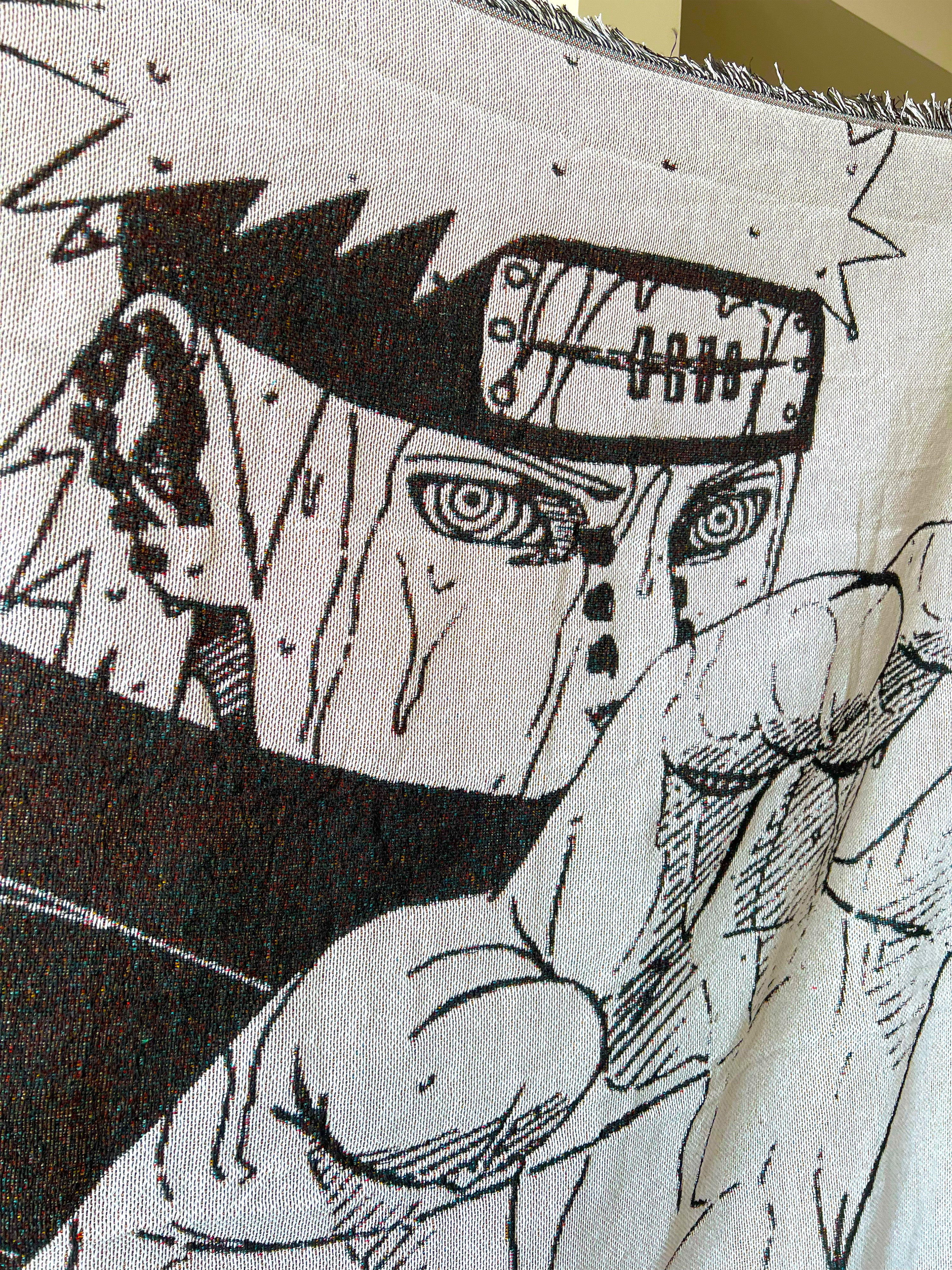 Vintage Silent God Tapestry