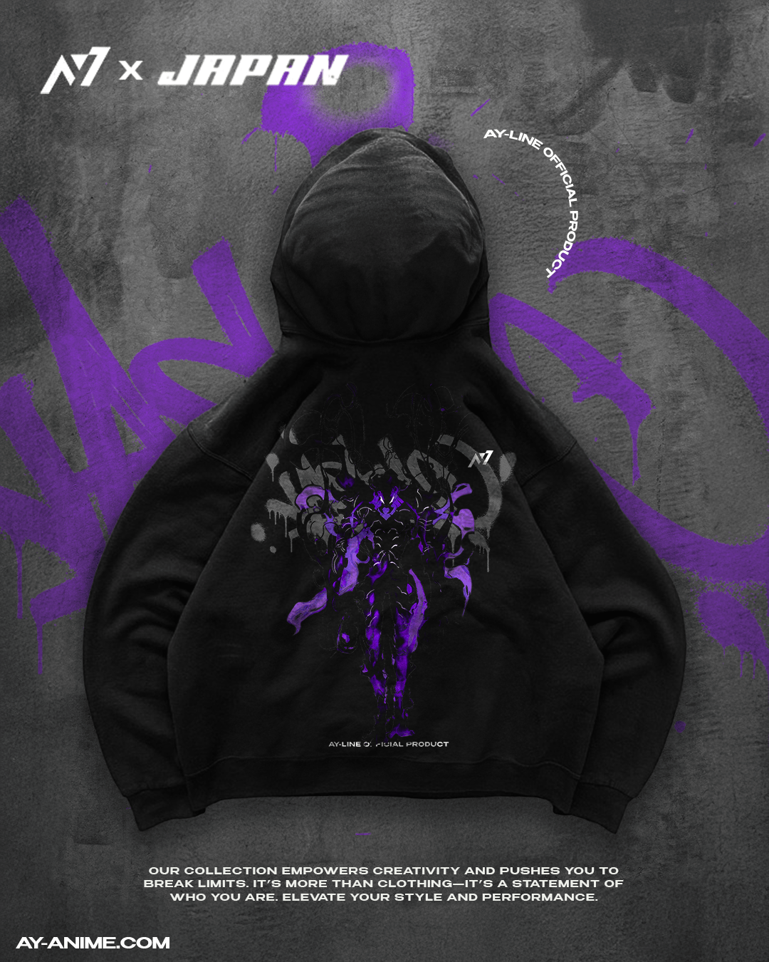 King of the Ants Streetwear Hoodie Black