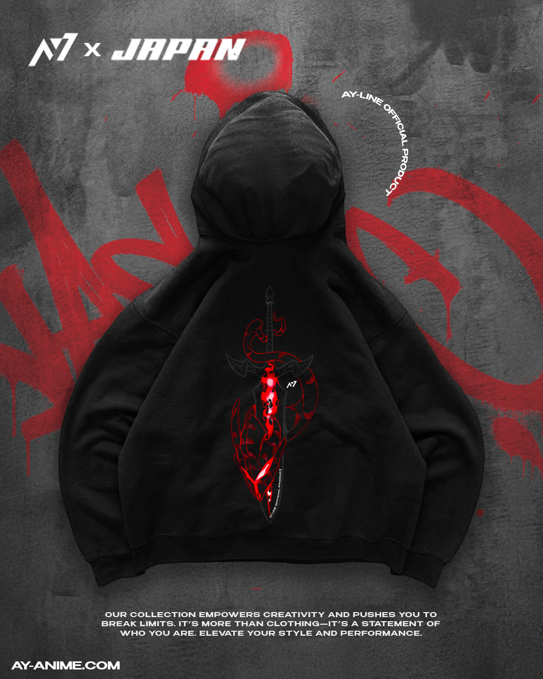 Demonic Blade Streetwear Hoodie