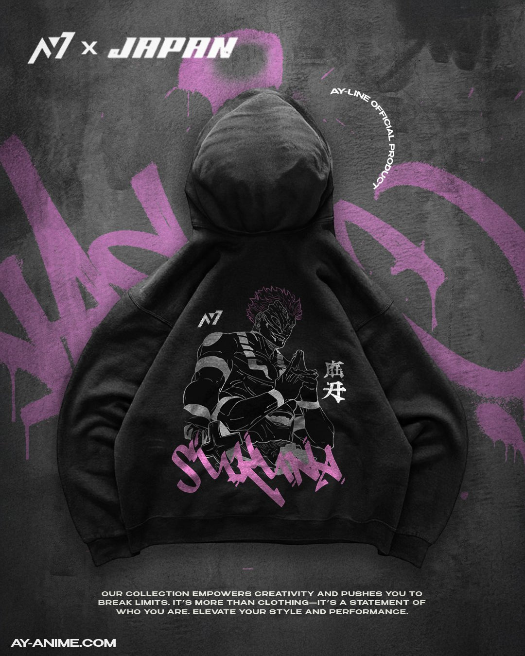 The Disgraced One Streetwear Hoodie Black