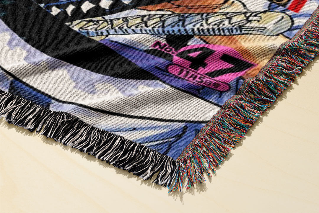Pirate Woven Tapestry Blanket 3 By Moekyo