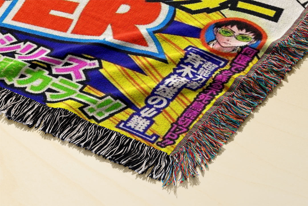 Hunters Woven Blanket Tapestry By Moekyo