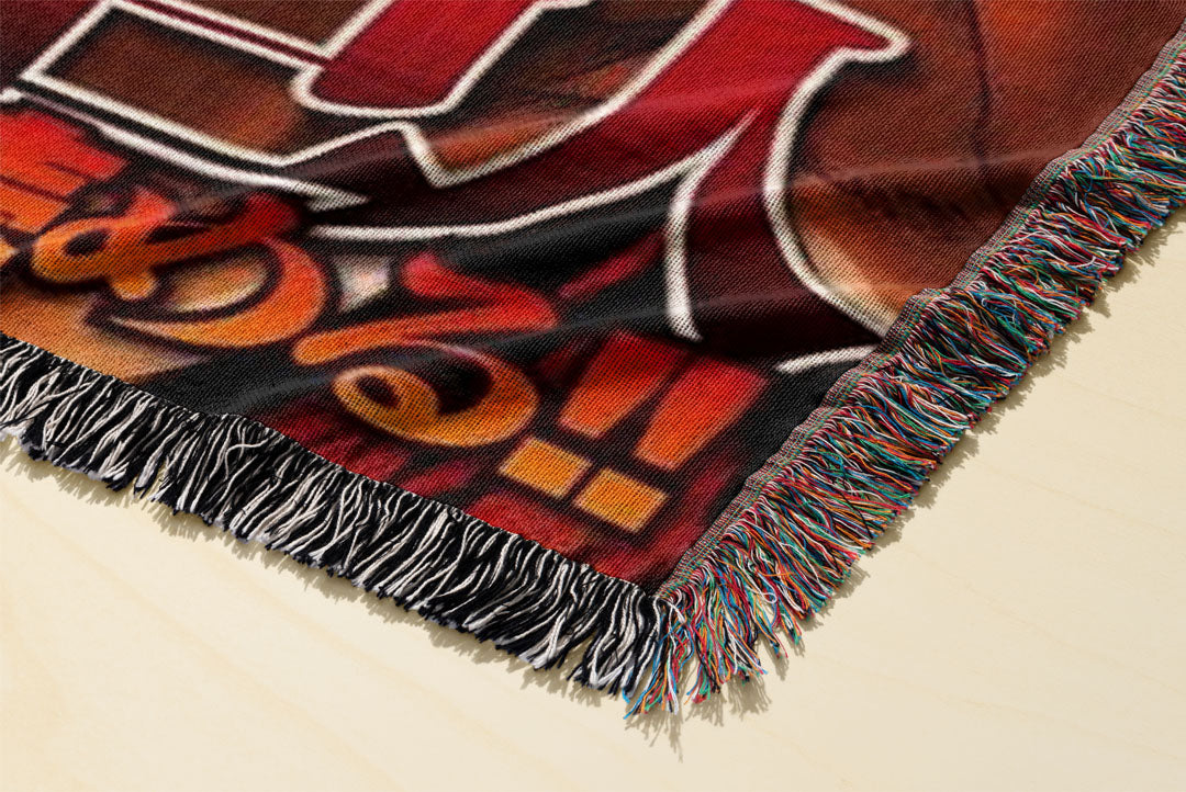 Titan Woven Blanket Tapestry By Moekyo
