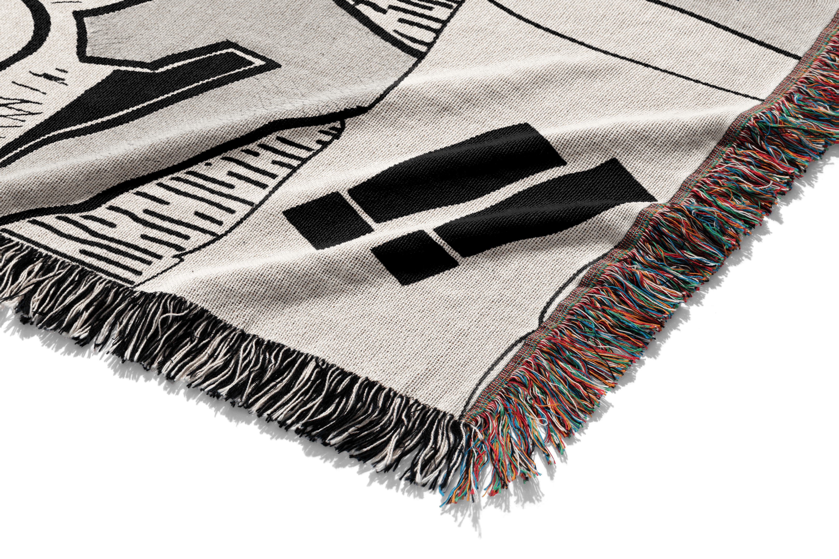 Shinobi 7 Woven Blanket Tapestry By Moekyo