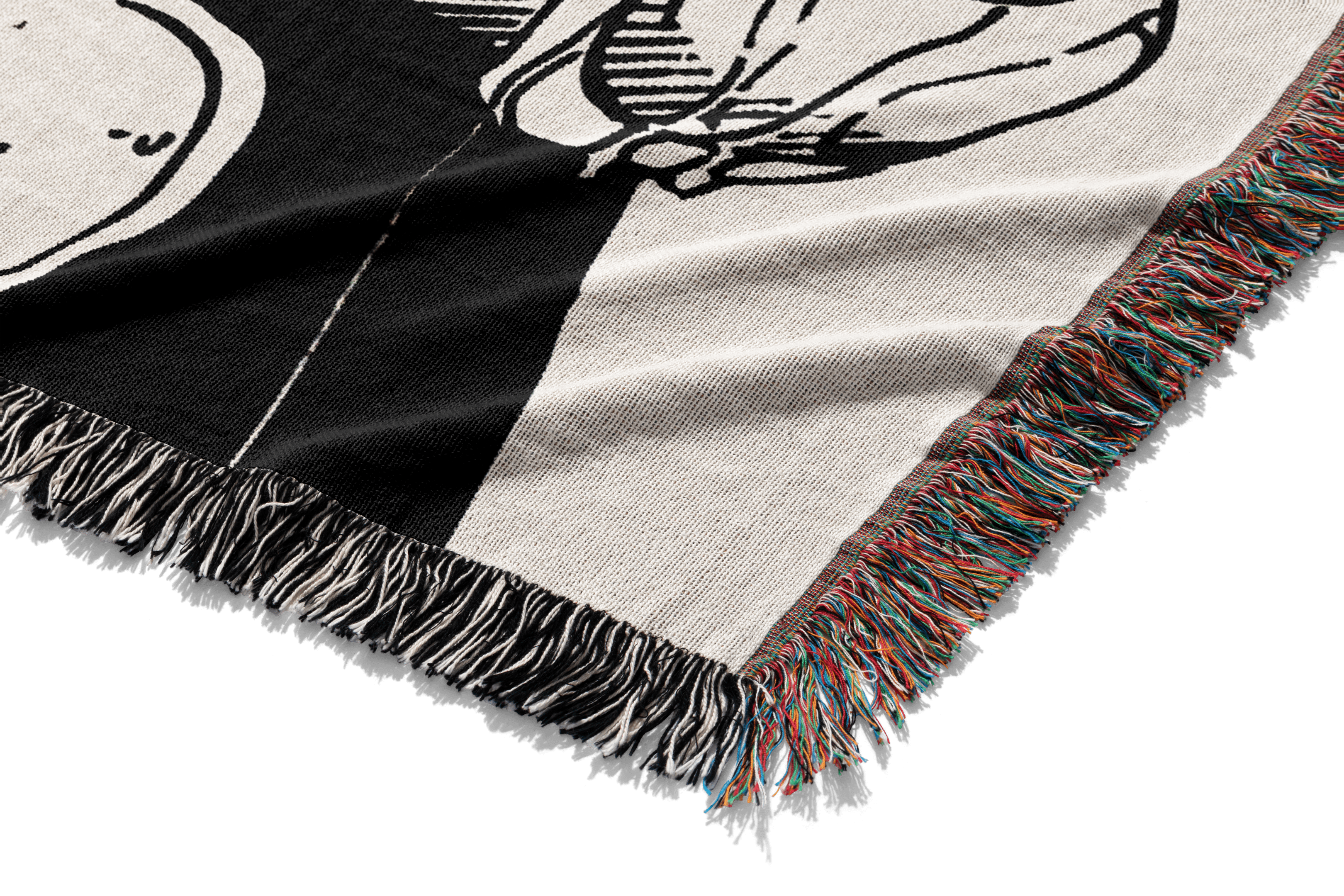 Shinobi 5 Woven Blanket Tapestry By Moekyo