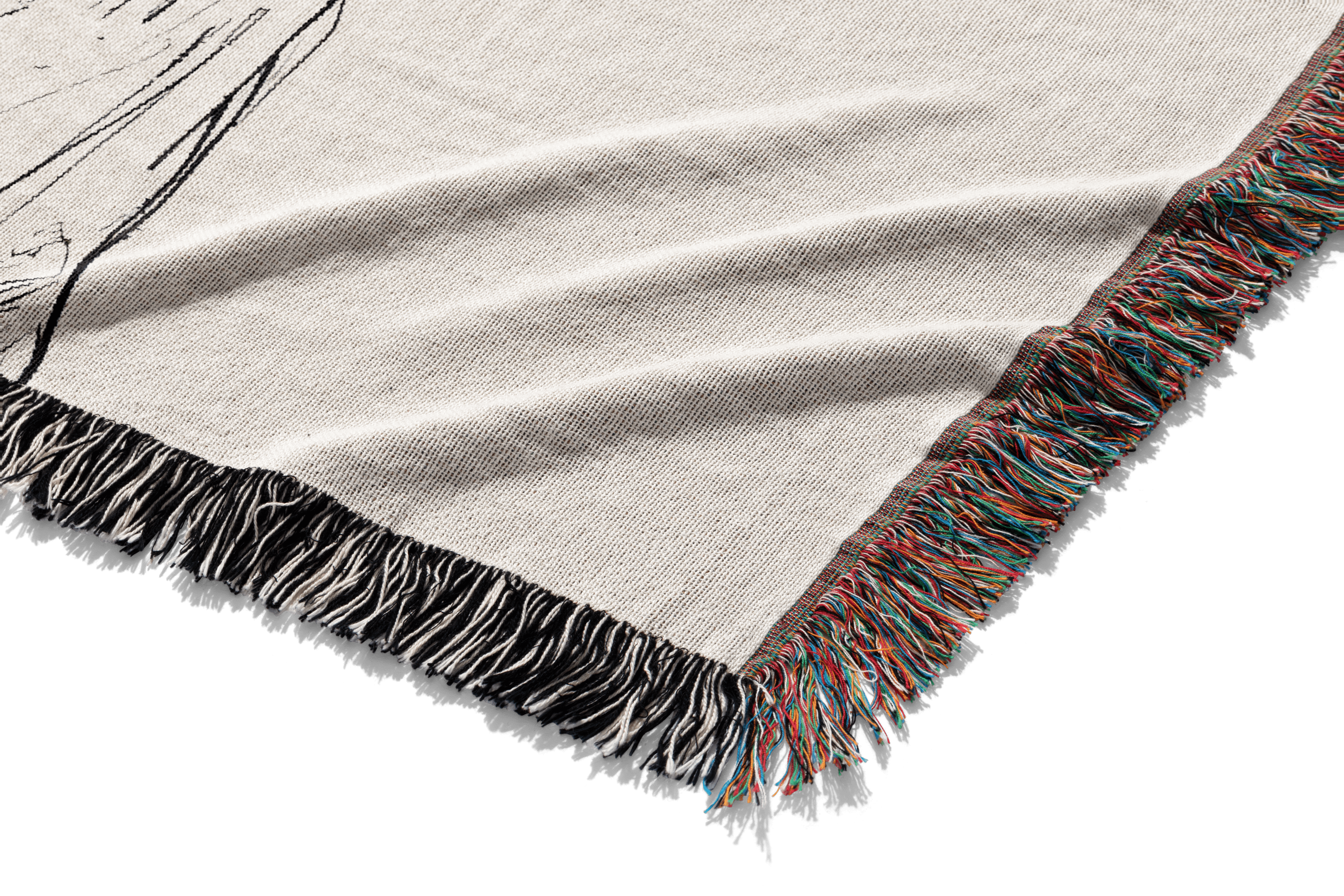 Cursed 8 Woven Blanket Tapestry By Moekyo