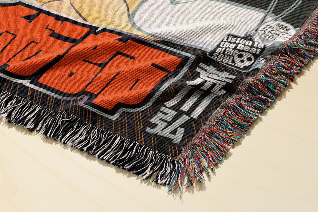 Full Metal Woven Blanket Tapestry By Moekyo